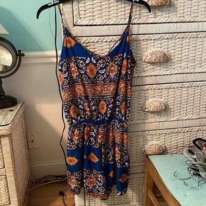 Peach love California romper